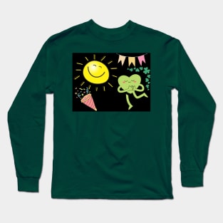Childhood bliss in every ray of sunshine Long Sleeve T-Shirt
